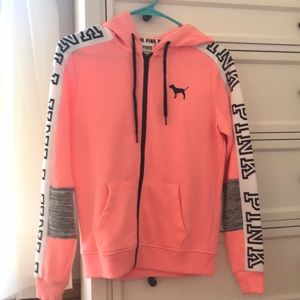 VICTORIAS SECRET PINK ZIP UP JACKET